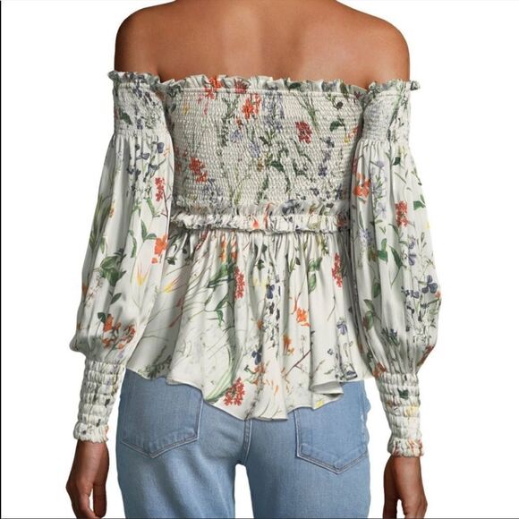 Alexis Elsa top in botanical cream - Picture 2 of 10